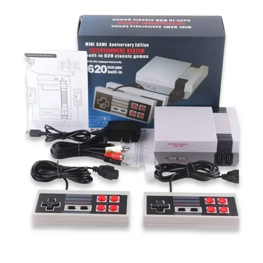 532 Consola De Juego Nes / Mini Con 620 Juegos Clasicos - Imagen 6