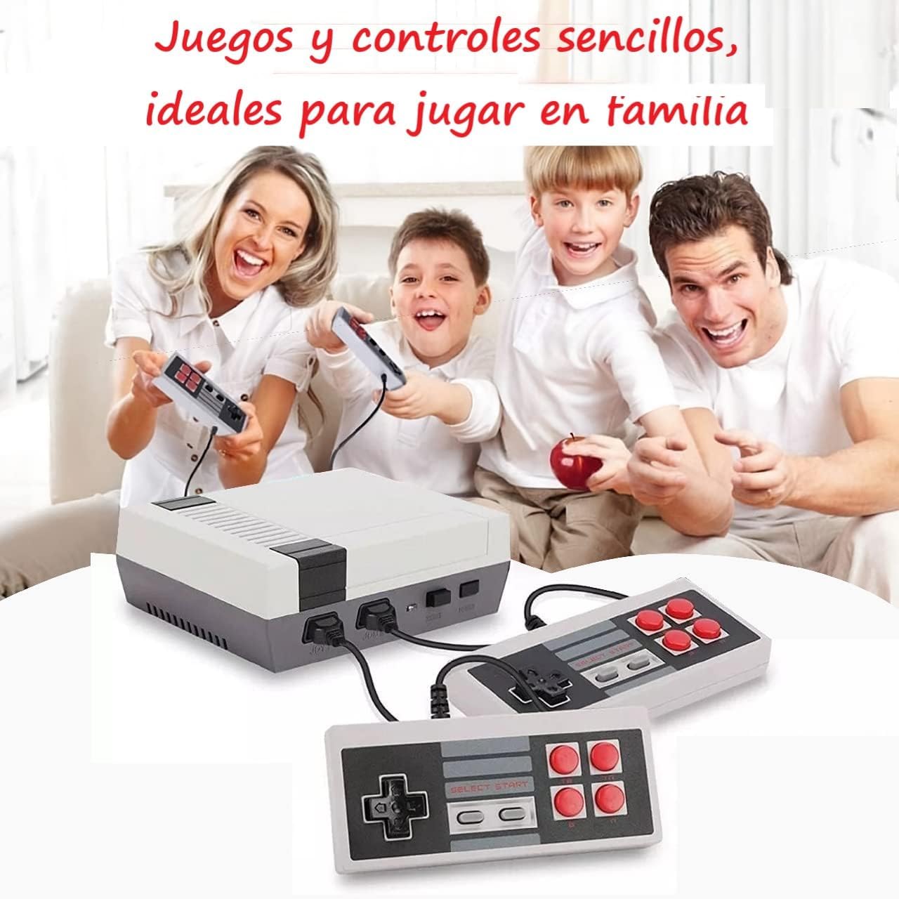 532 Consola De Juego Nes / Mini Con 620 Juegos Clasicos - Imagen 3