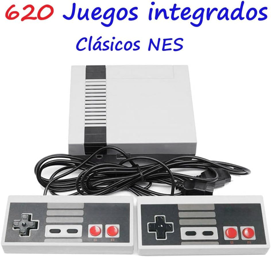 532 Consola De Juego Nes / Mini Con 620 Juegos Clasicos - Imagen 4