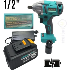 183 Pistola De Impacto Boss 1/2 Inalambrica Recargable