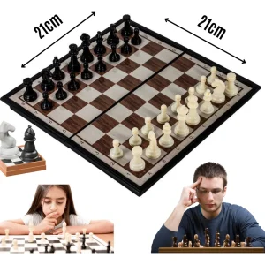 196 Ajedrez Magnetico Tablero De Juego De Mesa