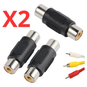 134 Union Rca 1×1 Hembra Pack De 2 Unidades