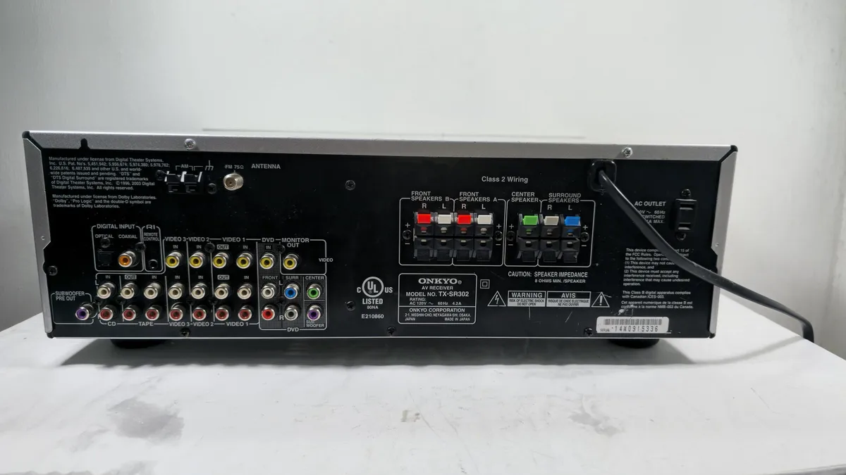 025 Amplificador / Planta 325w / 5.1 Canales Japonesa (Usado) - Imagen 4