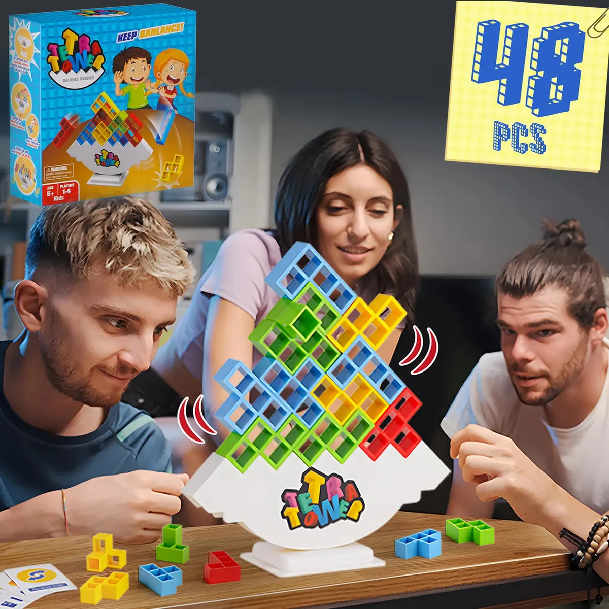 M006 Torre De Equilibrio Tetris, Rompecabeza Niños