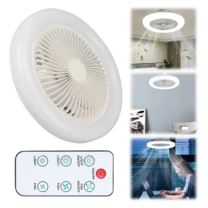 059 Bombillo Ventilador Tipo Lampara Con Control 40w