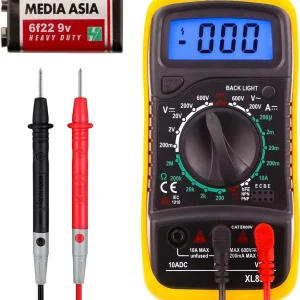 132 Tester Digital Multimetro Multiuso