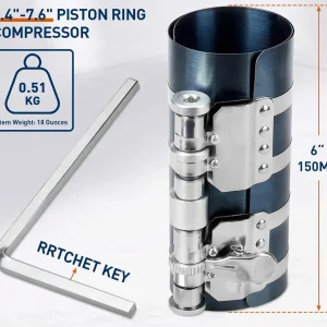 028 Zuncho 6 Pulgadas Compresor De Anillos De Motor Pistones