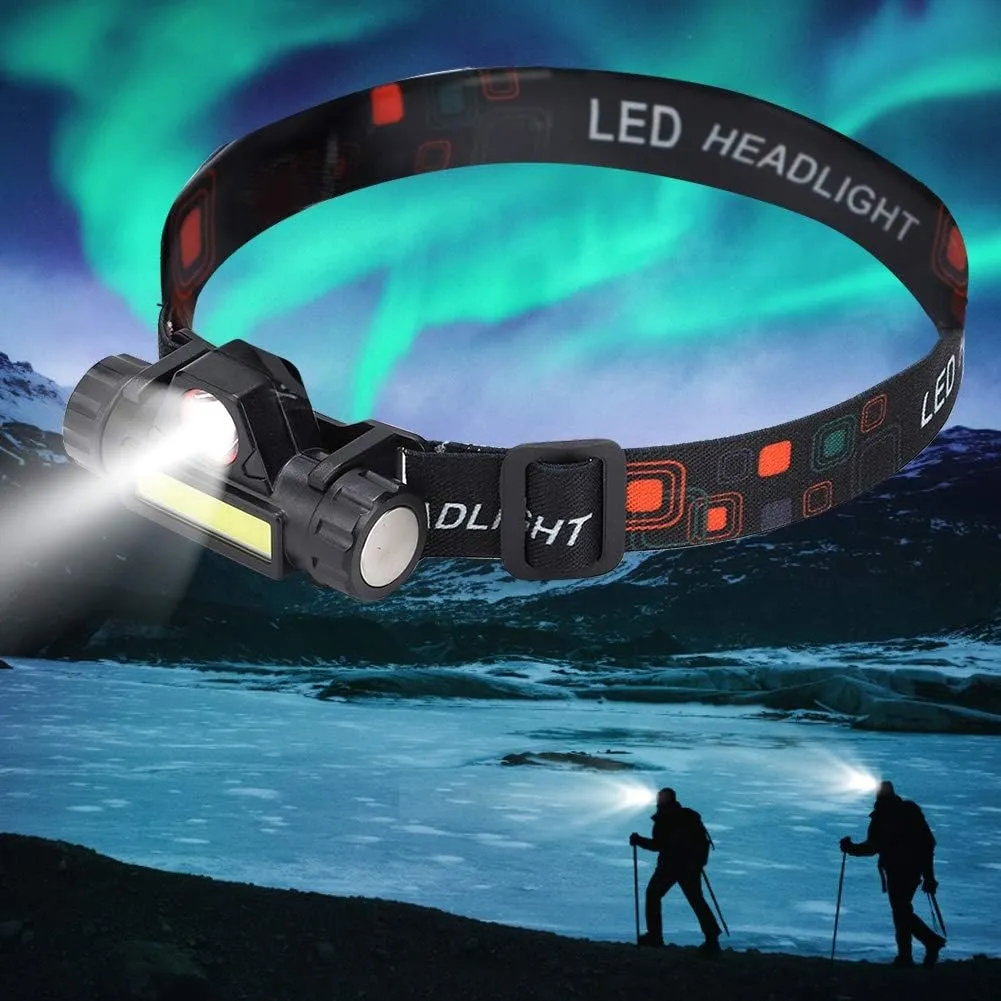166 Linterna De Frente Led 2 En 1 Recargable - Imagen 4