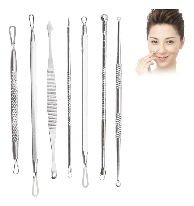 146 Kit Extraccion De Acne, Puntos Negros Barros 7 En 1 - Imagen 3