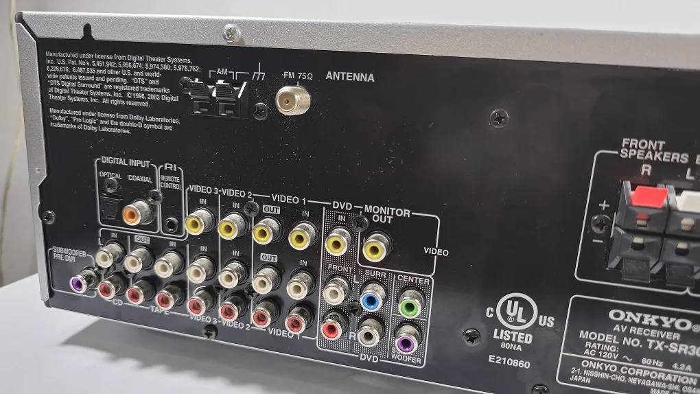 025 Amplificador / Planta 325w / 5.1 Canales Japonesa (Usado) - Imagen 6