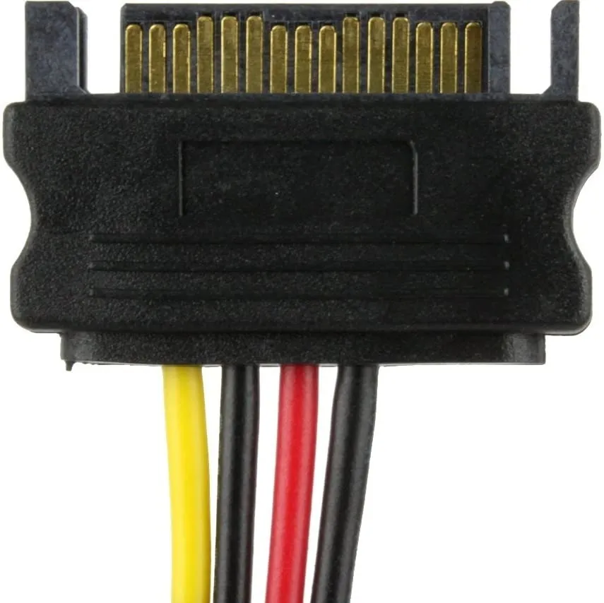 047 Cable Sata Hembra Macho 15 Pines + Mini 4 Pin - Imagen 4