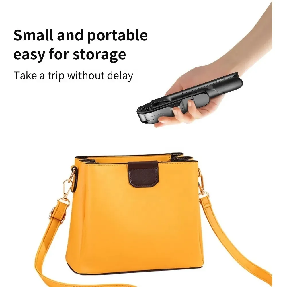 006 Tripode / Selfie Stick 2 En 1 + Bluetooth - Imagen 4