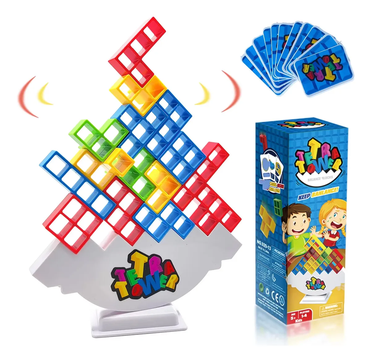 M006 Torre De Equilibrio Tetris, Rompecabeza Niños - Imagen 4