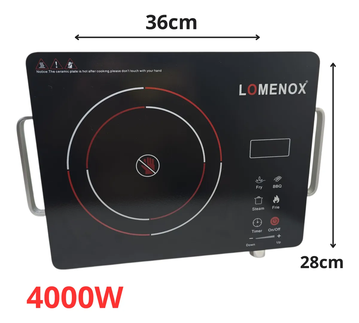 107 Cocina Electrica Infrarrojo 4000w Digital Inteligente - Imagen 5