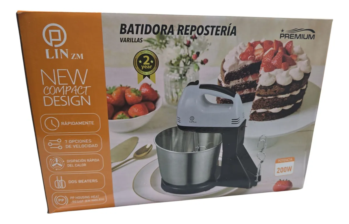 169 Batidora De Mesa De 200w De 7 Velocidades - Imagen 2