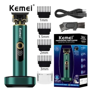 016 Afeitadora Electrica Recargable Kemei Kmv150