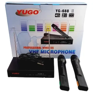 033 Microfono Inalambricos 2 En 1 Profesional