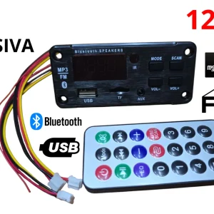 161 Placa / Modulo De Audio Pasivo 12v Bluetooth,usb, Fm
