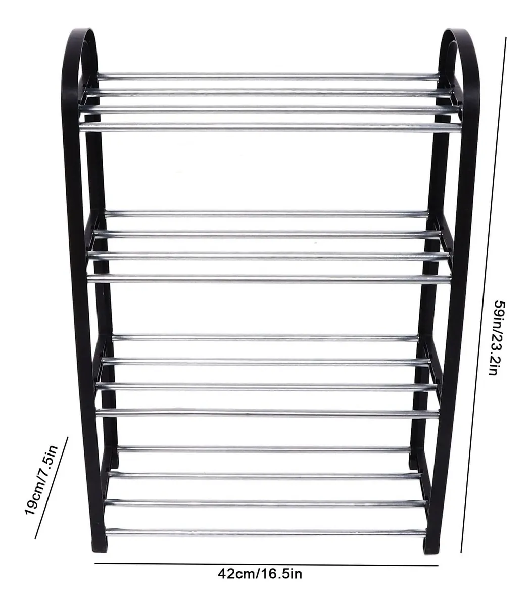 105 Zapatera De 4 Niveles Multiuso Organizador - Imagen 2