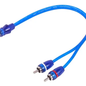 065 Cable Rca 2 Machos / 1 Hembra