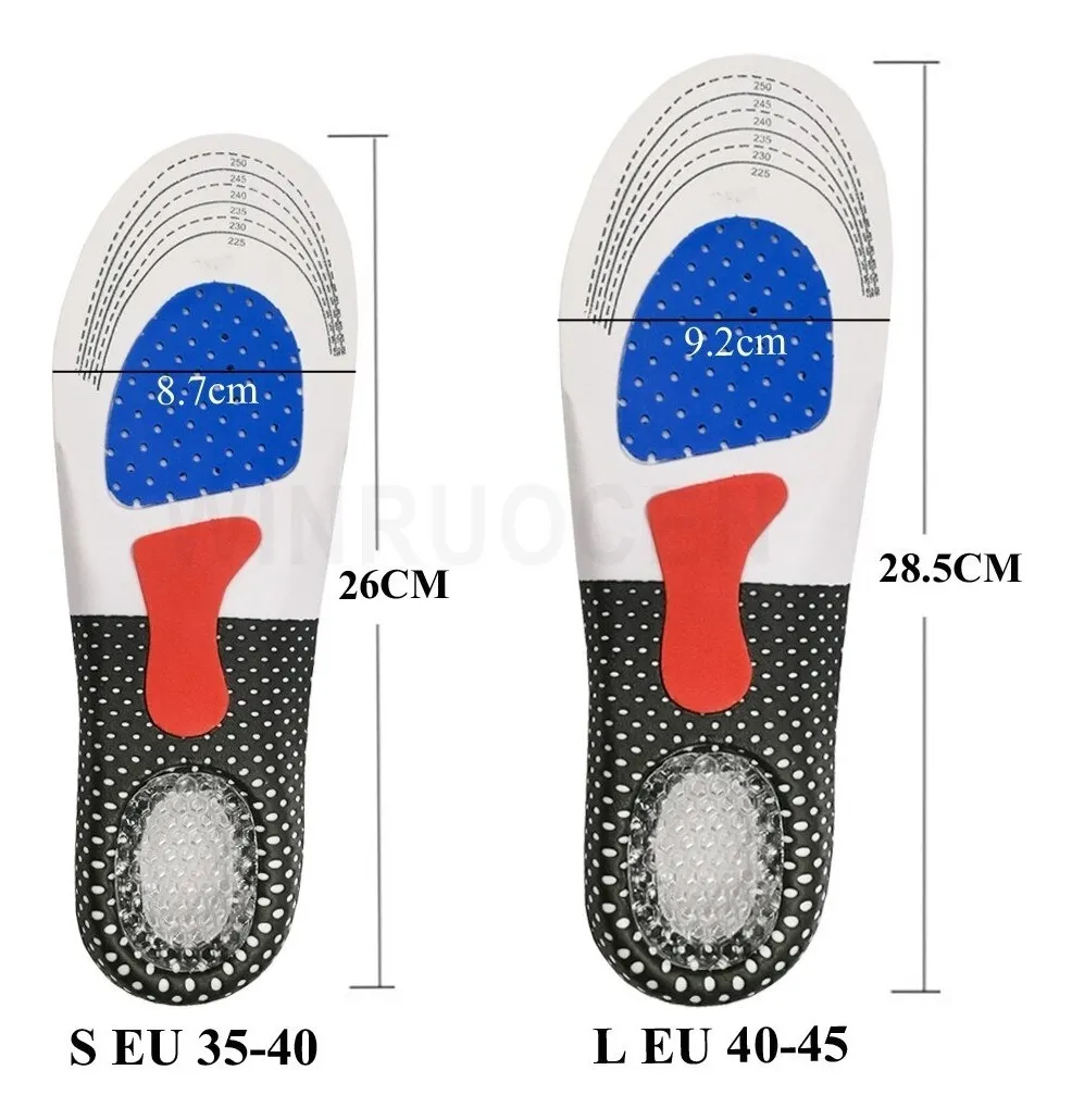 M007 Plantillas De Gel Fascitis Plantar / Unisex - Imagen 4