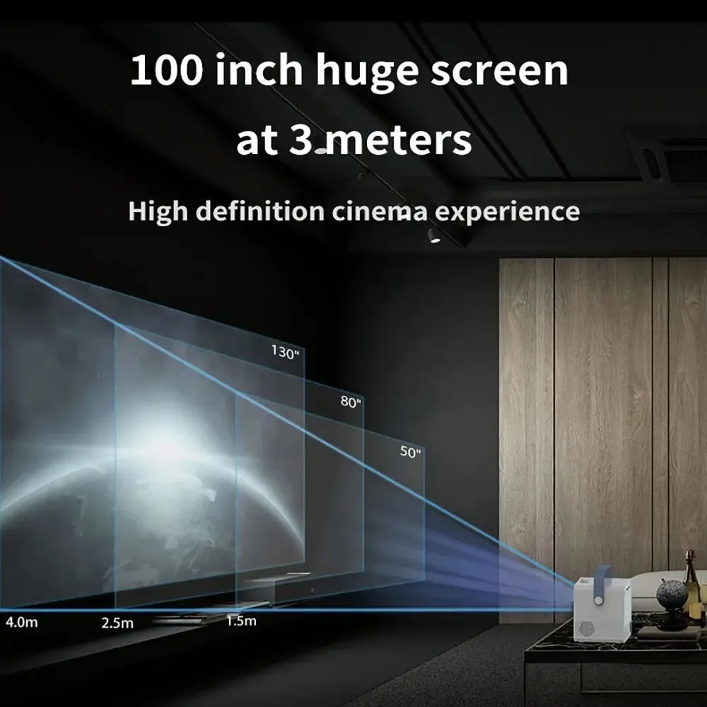 041 Smart Proyector Android / Wifi / 4k / Bluetooh - Imagen 2