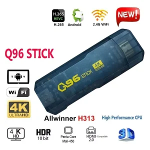 004 Tv Stick Q96 / Android Tv / 4k / Wifi / 5g