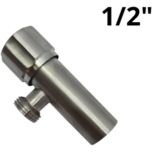 066 Llave De Arresto 1/2 Macho Hembra Metalica