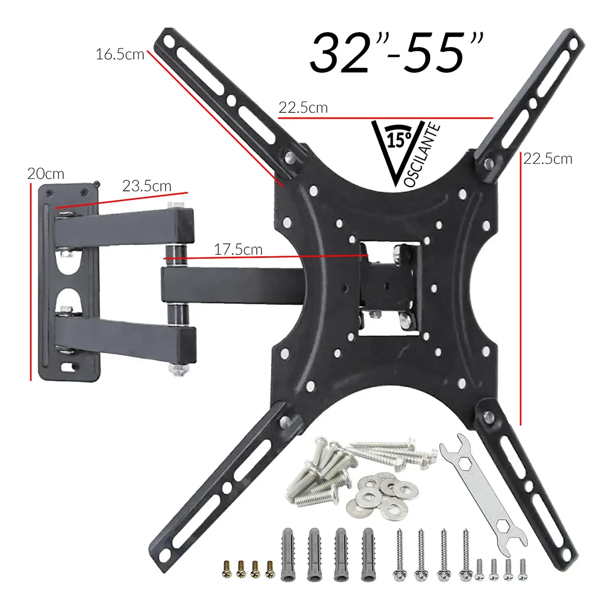 177 Base De Televisor Movil De 32 A 55 Pulgadas Accesorios - Imagen 7