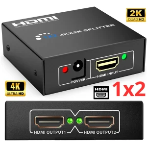024 Splitter Hdmi Suiche 1×2 / Ultra Hd 4k / 2k