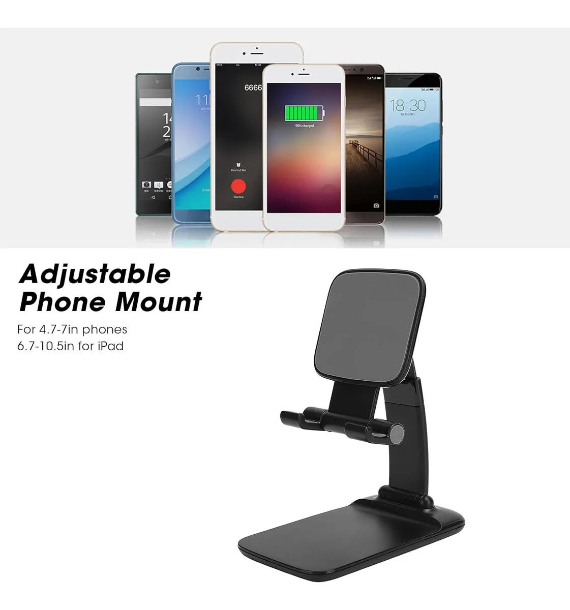 007 Base / Soporte De Escritorio Para Telefonos Plegable - Imagen 2