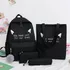 078 Bolso Escolar 4 En 1 Varios Colores Niños Niñas - Imagen 2